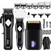 INF Set tagliacapelli e regolabarba professionale Nero
