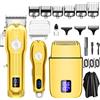 INF Set tagliacapelli e regolabarba professionale Oro