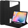 INF Custodia con tastiera Bluetooth per Samsung Tab S10+/S9 FE Plus 12.4"