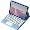 INF Custodia con tastiera Bluetooth per Samsung Galaxy Tab A9+ 11" Blu