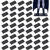 OEM Piastre di base per espositori di action figure - Plastica nera - 65,5 mm x 32,5 mm
