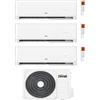 Ferroli Climatizzatore Trial Split Ferroli Giada M 9+9+9 con U.E. 2CP011RF -27-3 R32 Inverter Wi-Fi A++