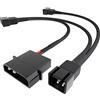 KabelDirekt - Cavo Molex 5V su 3x cavi distribuzione ventola a 3 - 20cm
