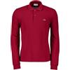 LACOSTE Uomo Lacoste Polo Manica Lunga L1312 Bordeaux