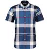 BARBOUR Uomo Barbour Camicia Manica Corta Douglas Lino Cotone