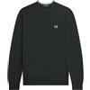 FRED PERRY Uomo Fred Perry Maglione Girocollo In Lana E Cotone