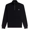 FRED PERRY Uomo Fred Perry Felpa Mezza Zip Logo