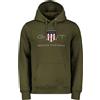 GANT Uomo Gant Felpa Con Cappuccio Logo Shield
