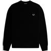 FRED PERRY Uomo Fred Perry Maglione Girocollo In Lana A Costa Inglese