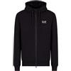 EA7 EMPORIO ARMANI Uomo Ea7 Emporio Armani Felpa Full Zip Con Cappuccio Core Identity