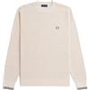 FRED PERRY Uomo Fred Perry Maglione Girocollo In Cotone Waffle
