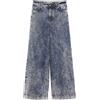 MAX MARA WEEKEND Donna Max Mara Weekend Jeans Wide Leg Tessuto Marmorizzato Pallore Donna