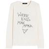 MAX MARA WEEKEND Donna Max Mara Weekend T Shirt Ls Jersey Con Stampe Donna