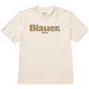 BLAUER Uomo Blauer T-shirt Contrast Macro Logo Hernst