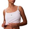 CALVIN KLEIN Donna Calvin Klein Top Spalline Baby Rib Woven Label Donna