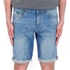 GAS ABBIGLIAMENTO Uomo Gas Abbigliamento Bermuda In Denim 8" Once Albert Rev