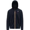 K-WAY Uomo K-way Felpa Full Zip Cappuccio Logo Prosper Poly Cotton