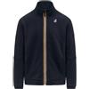 K-WAY Uomo K-way Felpa Full Zip Logo Pepin Poly Cotton