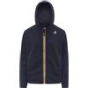 K-WAY Uomo K-way Felpa In Pile Full Zip Cappuccio Prosper Brushed