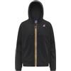 K-WAY Uomo K-way Felpa In Pile Full Zip Cappuccio Prosper Brushed