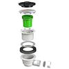 Bonomini 5290AB12S7 Doccione Sifone per Piatti Doccia, Bianco/Cromato