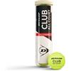 Dunlop Sports DUNLOP Tennis Club All Court, per campi in sabbia, terra battuta e prato, 4 palline
