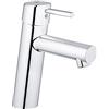 Grohe 23451001 Concetto New Miscelatore Monocomando per Lavabo senza Astina a Saltarello, Taglia M, Cromo