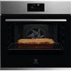 Electrolux Forno multifunzione KOFFH2PX finitura inox e vetro nero da 60 cm