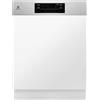 Electrolux Lavastoviglie parzialmente integrata E62IB200SX con cruscotto inox da 60 cm