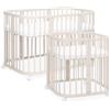 Waldin Lettino Evolutivo Rettangolare 7 in 1 con Materasso - Cashmere