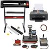 MONSTERSHOP Bundle creativo PixMax con pressa a caldo 5 in 1 e plotter vinile 720mm