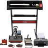 MONSTERSHOP Bundle creativo PixMax 5 in 1 con pressa termica, plotter 720mm e stampante