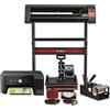 MONSTERSHOP Plotter da Taglio Vinile, Stampante & Presse a Caldo 5 in 1 per Sublimazione