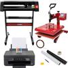 MONSTERSHOP Bundle creativo PixMax con pressa a caldo swing 38cm e plotter vinile 720mm