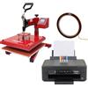 MONSTERSHOP Pressa a caldo swing 38x38 cm PixMax con stampante Epson per sublimazione