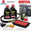 Motul - Hiflo - NGK - Bando - Braking - KIT TAGLIANDO SUZUKI SIXTEEN 125 2008 OLIO CINGHIA PASTIGLIE RULLI CANDELA ECC