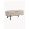 House Nordic Panca imbottita in bouclé con vano contenitore Watford - Beige