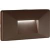 - Segnapassi LED BREEN policarbonato per alloggio 506 con CCT IP65 380lm 4W bronzo