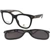 Carrera CA 3098/C 807 | Occhiali da Vista con Clip da Sole | Prova Online | Plastica | Cat Eye | Nero | Adrialenti