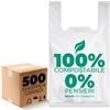 RMOVE Buste Shopper Biodegradabili Grandi 14g - 500pz - 30x60cm - RMove