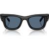 Ray-Ban Occhiali da Sole RB4940 601/80 Wayfarer Puffer X ASAP Rocky Nero/Blu Scuro Unisex 50/23/150
