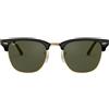 Ray-Ban Occhiali da Sole RB3016 W0365 Clubmaster Nero/Verde G-15 Unisex 49/21/140