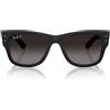 Ray-Ban Occhiali da Sole RB4840S 601ST3 Nero/Grigio Sfumato Unisex Polarizzati 50/21/145