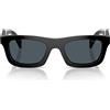 Prada Occhiali da Sole PRC06S 16K70B Nero/Grigio Scuro Donna 50/21/145