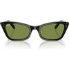 Ray-Ban Occhiali da Sole RB2299 901/4E Lady Burbank Nero/Verde Unisex 52/20/140