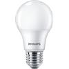 PHILIPS LED E27, confezione da 3 lampadine, equivalente a 60 W, lampadine LED smerigliate, Plastica, Luce Bianca Calda 2700K, LED a risparmio energetico con lunga durata