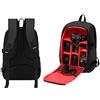 BAIGIO Zaino Multifunzianle per Fotocamera DSLR/SLR Accessori Backpack Porta Laptop Fino a 15,6 Pollici Stile Business e Casual, Rosso