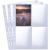 WITHYU 30 Pack 240 Tasche A4 Foto Maniche per Raccoglitore ad Anelli A4 Guaine