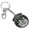 Harry Potter Hogwarts Castle Keyring (One Size) (Silver/Black/White)