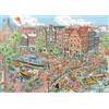 Ravensburger 12000296 - Amsterdam - puzzle 1000 pezzi - puzzle adulti e ragazzi da 14 anni, puzzle adulti citta Amsterdam
